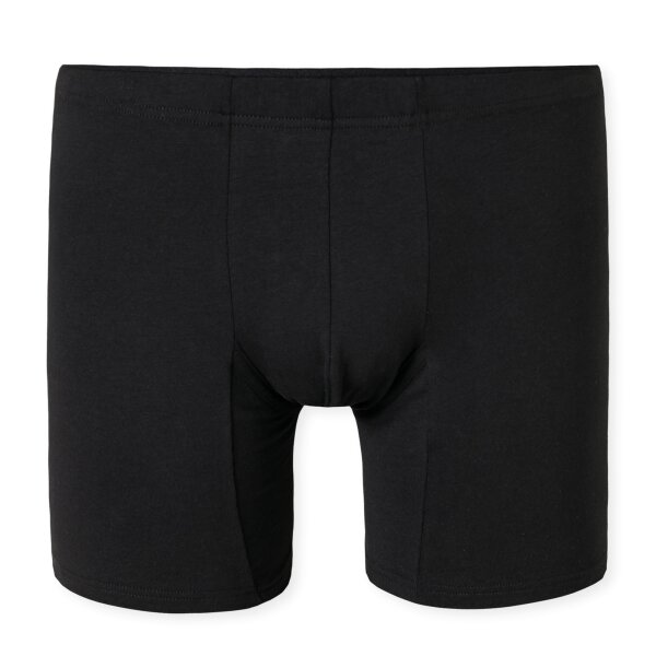 SCHIESSER Herren Boxershorts - Premium Cotton-Shorts, Retro, Baumwoll Stretch Schwarz S