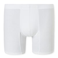 SCHIESSER mens boxer shorts - Premium cotton shorts, retro, cotton stretch White 2XL (2X-Large)