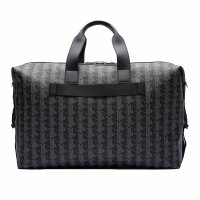 LACOSTE Unisex Weekender - The Blend Duffle Bag 33x50x20cm (HxWxD) Black/Grey
