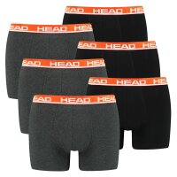 HEAD Herren Boxershort, 6er Pack - Basic, Baumwoll...