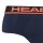 HEAD Herren Brief, 6er Pack - Slip, Logobund, Cotton Stretch Blau/Orange XL