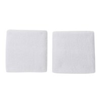 PUMA Unisex Sweatband, Pack of 4 - Wristband, One Size, Puma Cat Logo White