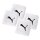 PUMA Unisex Sweatband, Pack of 4 - Wristband, One Size, Puma Cat Logo White