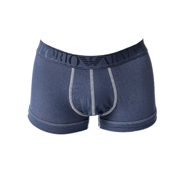 Emporio Armani Herren Pants Shorts Men Knit Trunk - Blau / Größe: 46 (Gr. S)