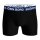BJÖRN BORG mens boxer shorts, 12-pack - cotton stretch boxer, logo, single-coloured Black/Blue M (Medium)