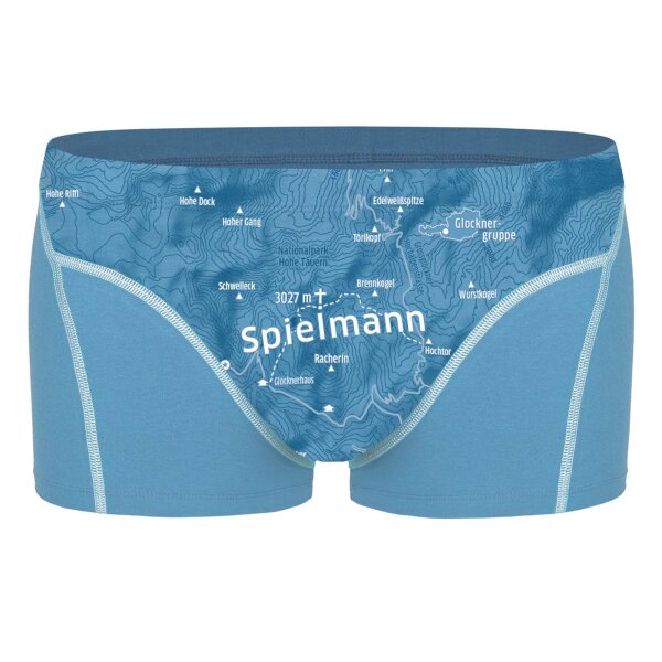 EIN SCHÖNER FLECK ERDE Herren Boxershorts - Shorts, Print, Bio-Baumwolle Spielmann (Himmelblau) 2XL