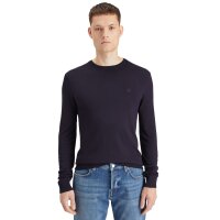 SCOTCH&SODA Herren Pullover - Core, Viskose Pullover, einfarbig Dunkelblau S