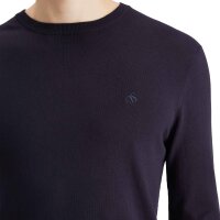SCOTCH&SODA Herren Pullover - Core, Viskose Pullover, einfarbig Dunkelblau S