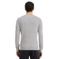 SCOTCH&SODA Herren Pullover - Core, Viskose Pullover, einfarbig Hellgrau S
