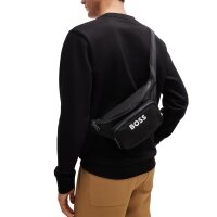 BOSS mens belt bag - Catch 3.0 Bumbag, logo, 11x20x6.5cm (HxWxD) Black