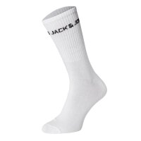 JACK&JONES Kinder Tennissocken, 10er Pack - JACREGEN TENNIS SOCKS, Baumwollmischung, Logo Weiß 33-37