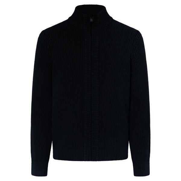 JOOP! JEANS Mens cardigan - Hajor, zip jacket, stand-up collar, zip fastening