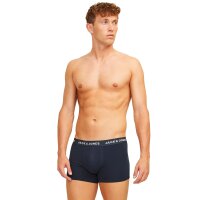 Jack & Jones Mens Boxer Shorts, 7-pack - JACBASIC TRUNKS, cotton stretch Black/Dark Blue/Grey XL (X-Large)