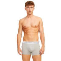 JACK&JONES Herren Boxer Shorts, 7er Pack - JACBASIC TRUNKS, Baumwoll-Stretch Schwarz/Dunkelblau/Grau XL