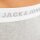 JACK&JONES Herren Boxer Shorts, 7er Pack - JACBASIC TRUNKS, Baumwoll-Stretch Schwarz/Dunkelblau/Grau XL