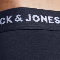 Jack & Jones Mens Boxer Shorts, 10 Pack - JACSOLID, Trunks, Cotton Stretch, Logo Unicolored Dark Blue 2XL (XX-Large)