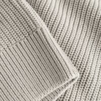 JOOP! JEANS Herren Strickpullover mit Troyer-Zip - Henrio, Zipjacke, Stehkragen, Reißverschluss Hellgrau 3XL