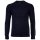 JOOP! JEANS Mens knitted jumper - Laurelo, wool, round neck, cuffs, single-coloured Dark blue 2XL (XX-Large)
