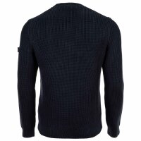 JOOP! JEANS Herren Strickpullover - Haro, Rundhals, einfarbig Dunkeblau S