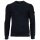 JOOP! JEANS Mens knitted jumper - Haro, round neck, single-coloured Dark blue S (Small)