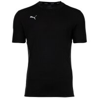 PUMA Herren T-Shirt - Finisher Tee, Funktionsshirt, dryCELL, Rundhals, Kurzarm, uni Schwarz S