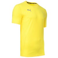 PUMA Herren T-Shirt - Finisher Tee, Funktionsshirt, dryCELL, Rundhals, Kurzarm, uni Gelb S