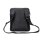 BOSS mens shoulder bag - RAY S, crossbody bag, imitation leather, 24x20x1.5cm (HxWxD) Black