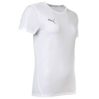 PUMA Damen T-Shirt - Finisher Tee, Funktionsshirt, dryCELL, Rundhals, Kurzarm, uni Weiß 2XL