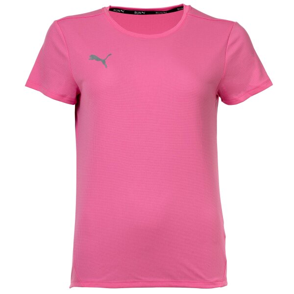 PUMA Damen T-Shirt - Finisher Tee, Funktionsshirt, dryCELL, Rundhals, Kurzarm, uni Pink 3XL