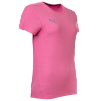 PUMA Damen T-Shirt - Finisher Tee, Funktionsshirt, dryCELL, Rundhals, Kurzarm, uni Pink 3XL