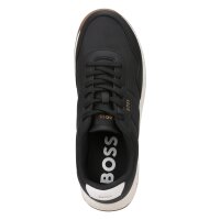 BOSS mens sneaker - Titanium Runn nypu, trainers, leisure, material mix, logo Black (Black) EUR 43 (UK 9)