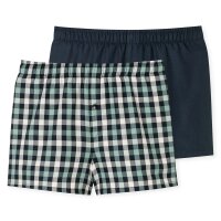 SCHIESSER Jungen Web-Boxershorts, 2er Pack -...