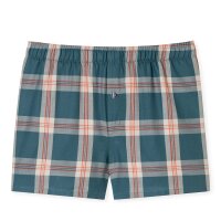 SCHIESSER boys woven boxer shorts, 2-pack - underwear, cotton Dark Blue/Light Blue 176