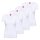 HUGO Ladies T-Shirt, 4-Pack - T-Shirt RN, Undershirt, Round Neck, Cotton, one color White XS (X-Small)