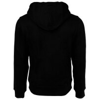 Champion Herren Sweatjacke - Hooded Full Zip Sweatshirt, Reißverschluss, Kapuze Schwarz M