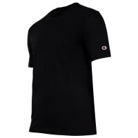 Champion Herren T-Shirt, 2er Pack - 2Pack Crew-Neck, Kurzarm, Rundhals, Baumwolle, einfarbig Schwarz M