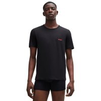 HUGO Mens T-Shirt, 3-Pack - Round Neck, Short Sleeve, Logo, Cotton, uni Black (991) XL (X-Large)