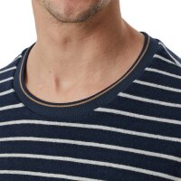 SCHIESSER mens pajamas, long - casual nightwear, single jersey, cotton, round neck Dark blue XL (X-Large)