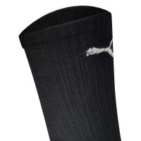 PUMA Unisex Sportsocken, 3 Paar - Tennissocken, Crew Sport Socken, einfarbig Schwarz 43-46