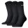 PUMA Unisex Sportsocken, 3 Paar - Tennissocken, Crew Sport Socken, einfarbig Schwarz 43-46