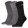 PUMA Unisex Sportsocken, 3 Paar - Tennissocken, Crew Sport Socken, einfarbig Dunkelgrau/Grau/Hellgrau 39-42