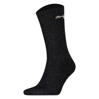 PUMA Unisex Sportsocken, 3 Paar - Tennissocken, Crew Sport Socken, einfarbig Dunkelgrau/Grau/Hellgrau 43-46