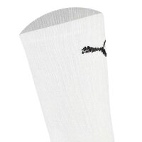 PUMA Unisex Sportsocken, 3 Paar - Tennissocken, Crew Sport Socken, einfarbig Weiß 39-42