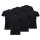 Levis Herren T-Shirts, 6er Pack - Rundhals 6P ECOM, Kurzarm, einfarbig Schwarz S