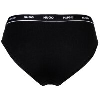 HUGO ladies briefs, 3-pack - TRIPLET BRIEF STRIPE, Cotton Stretch, Logo, uni Black/red/white XL (X-Large)
