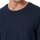 SCHIESSER Herren Schlafanzug, lang - Comfort Essentials, Baumwolle, Rundhals Blau 3XL
