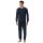 SCHIESSER mens pajamas, long - Comfort Essentials, cotton, round neck Blue 3XL (XXX-Large)