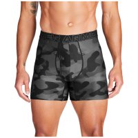 UNDER ARMOUR Mens Boxer Shorts, 3-Pack - Performance Tech Boxer Briefs - Novelty 6 in, Camouflage, Stretch Black/Grey XL (X-Large)