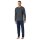 SCHIESSER Herren Schlafanzug, lang - Casual Essentials, Baumwolle, Rundhals Blau/Grau S