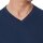 SCHIESSER mens pyjamas, long - Casual Essentials, cotton, V-neck Dark blue 4XL (XXXX-Large)